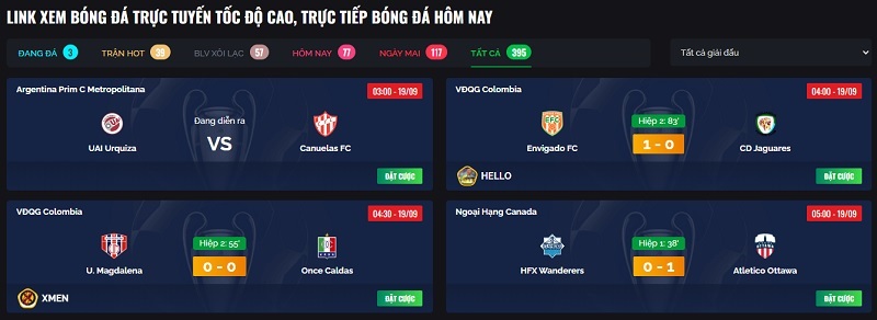 Hệ thống link xem trực tiếp Xoilac TV tốt nhất