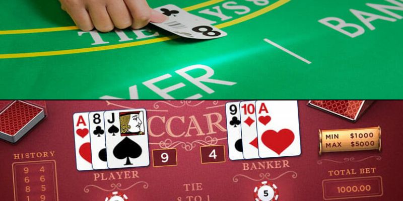 Quy luật chơi Baccarat Mocbai cửa Player