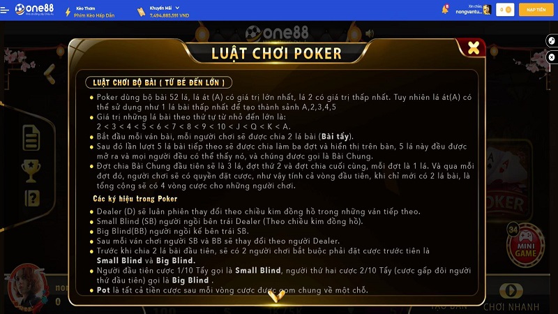 Chuẩn bị tinh thần thoải mái trước khi chơi Poker One88 online