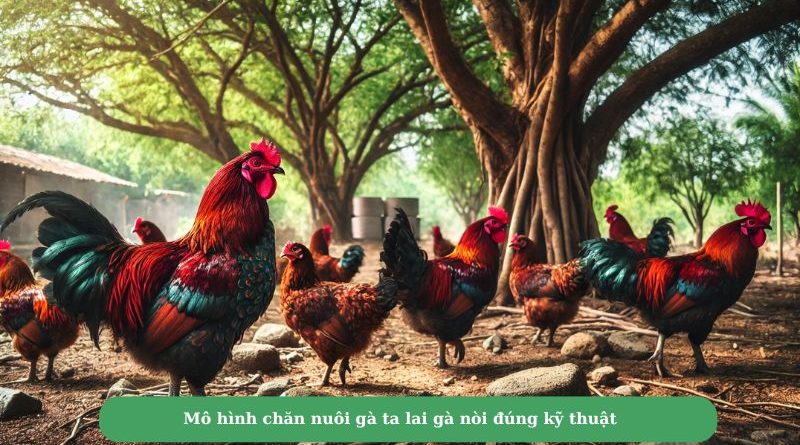 Kỹ thuật chăm nuôi gà ta lai cho hộ kinh doanh hiệu quả